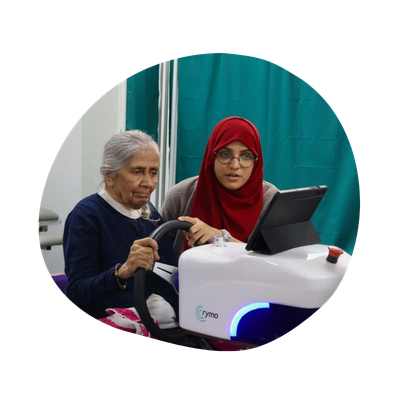 Physiotherapist illustration